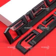 2PCS Fender Side Letter Badge For F-150 XLT 2015-2020 Emblem 3D Raised Nameplate