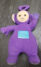Vintage working Tinky Winky Teletubbies 1998 Talking Stuffed Plush Playskool