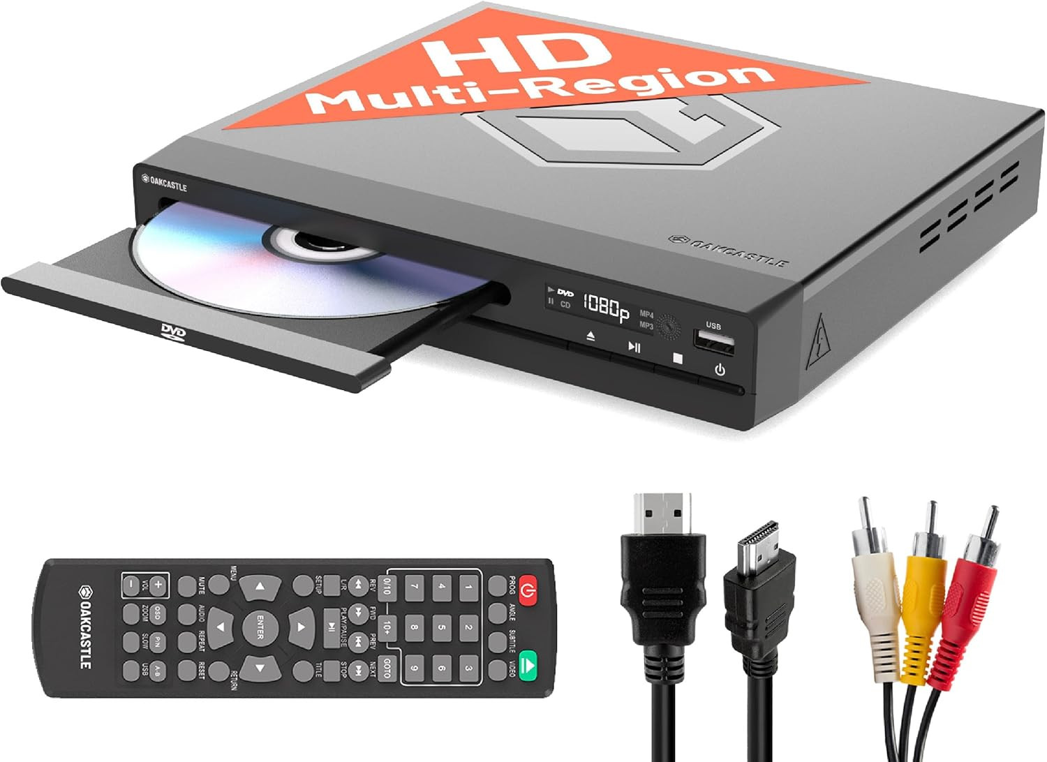 DVD Player HDMI Full HD 1080p - Lettore DVD Region Free con USB