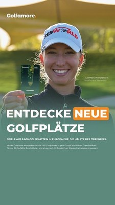   Golfamore Karte 2026 - 50% Greenfee-Rabatt  