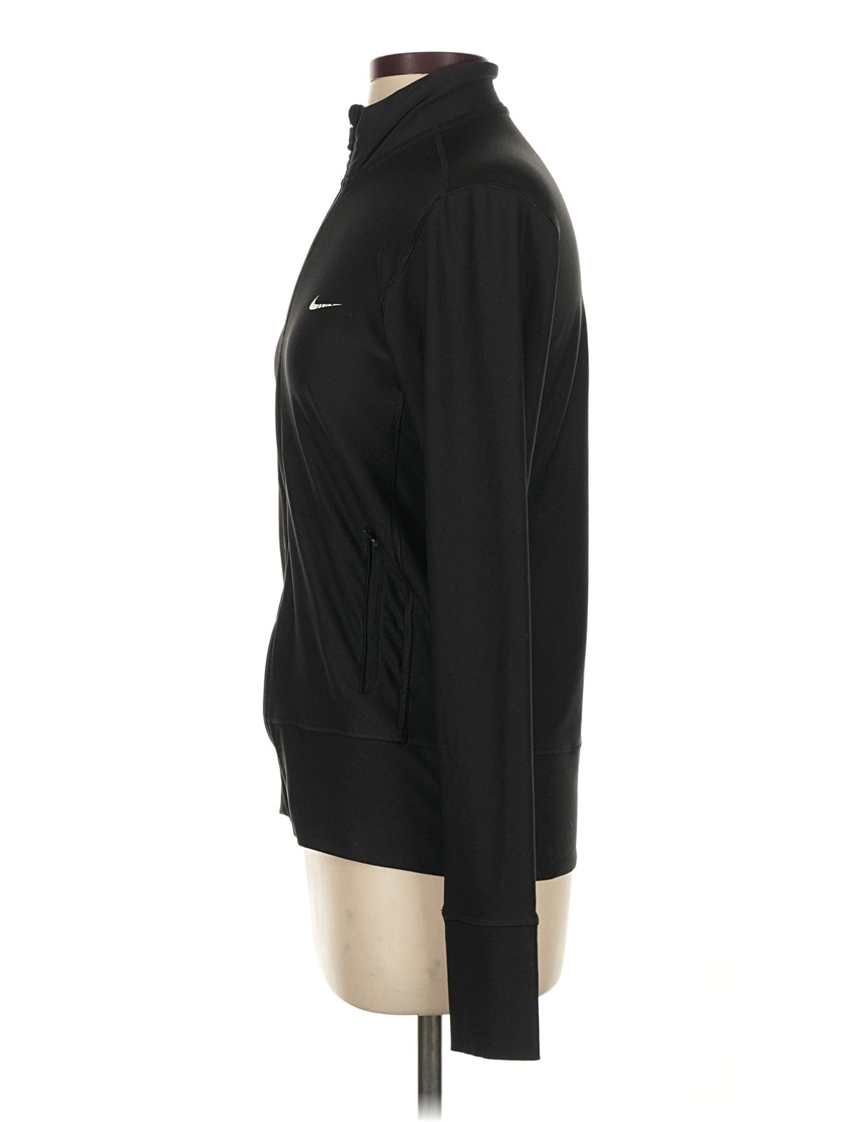Nike Women Black Track Jacket S thumbnail 4