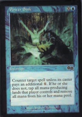 Power Sink - Urza's Saga: #89, Magic: The Gathering Lp C287