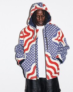 値下げしました！ アメリカ国旗ジャージ Supreme American Flag | eBay