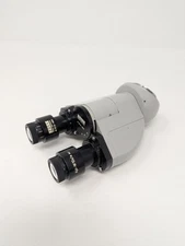 Zeiss Microscope Binocular Head 47 30 12-9902 & KPL-W 10x/18 Eyepieces 46 40 43