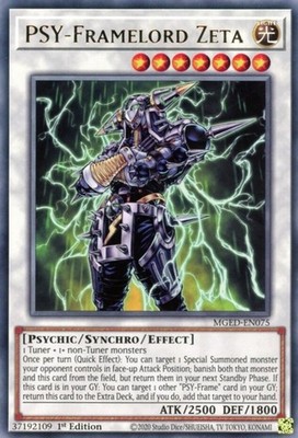 PSY-Framelord Zeta - MGED-EN075 - Rare - 1st Edition - Near Mint