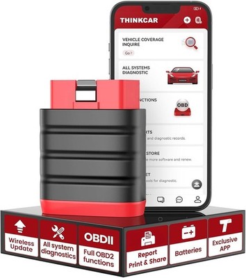 Thinkdiag Mini Bluetooth OBD2 Scanner Diagnostic Tool, OE Full-System Car Scanne