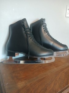 Riedell Red Wing MN Size 13 W Mens Figure Skates Shefield Steel Fiesta Chrm Plt