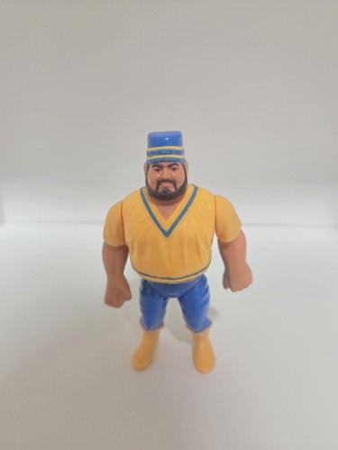 WWF Hasbro Akeem Figure WWE Vintage Wrestler...