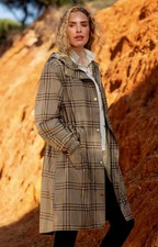Joules Holkham Dartmoor Check Waterproof Packable Raincoat 12,14,16 -BNWT RRP£75