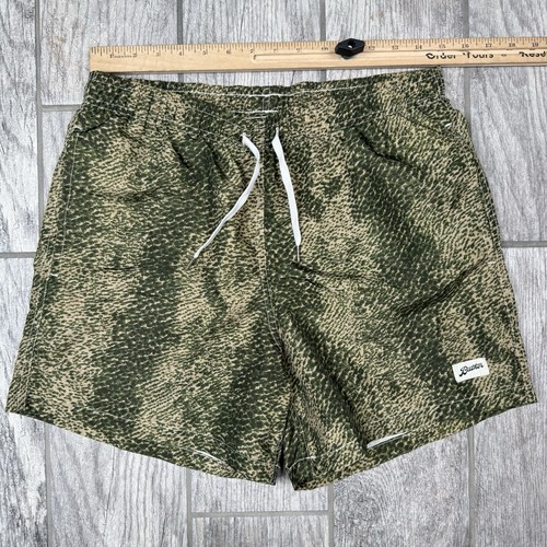 Bather Swim Trunks Mens Size M Digital Snakeskin Blur Geometric Graphic Shorts - Picture 4 of 7
