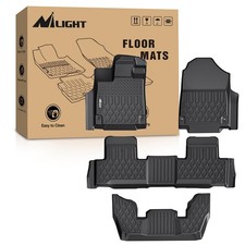 TPE Floor Mats for Acura MDX 2022 2023 2024 2025 All Weather Custom Fit Heavy