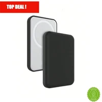 TPU Charging Case Protector for Apple MagSafe Wireless Power Bank, Black