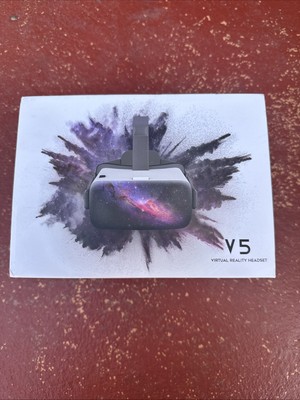 DESTEK V5 VR Headset/iPhone 13/12/11 /Samsung/Android with Controller/Black