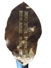African War Shield likely cowhide 35x20 inches handmade ready for battle — photo 1