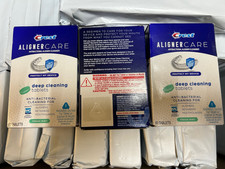 Crest Aligner Care 3 x 60 tabs Deep Cleaning BB 10/2025 Stains Retainer Aligner