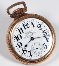HAMILTON 992 ADJUSTED FOR RAILROAD SERVICE 21 JEWEL 16S POCKET WATCH