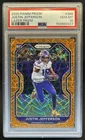 2020 Panini Prizm Justin Jefferson RC Lazer Rookie #398 Vikings PSA 10 GEM MINT