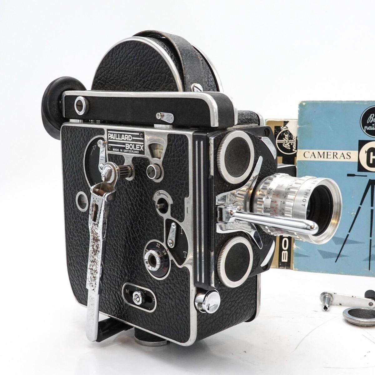 Paillard Bolex H16 Reflex 16mm Cine Film Camera & 25mm f/1.8 Lens
