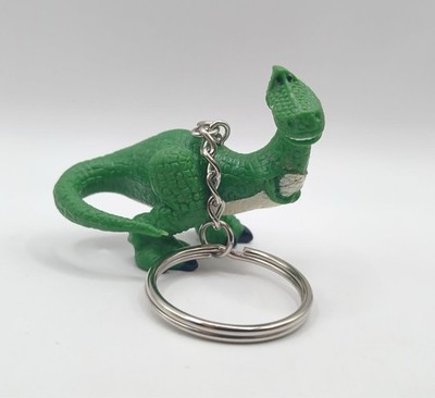Handmade Upcycled Disney Toy Story Rex Keychain