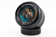 Minolta MC Rokkor-X PG 50mm f1.4 Lens For Minolta Film SLR Cameras, Ex+