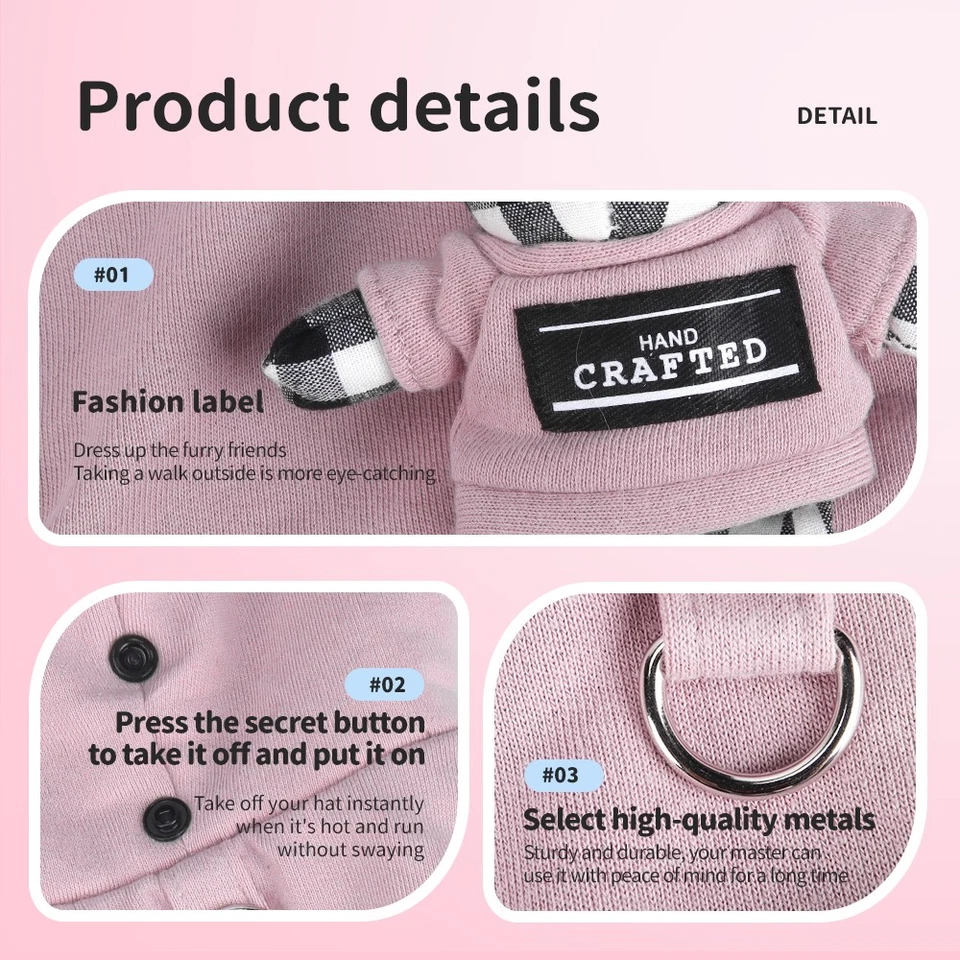 Dog Winter Coat 4 Legs Covered Windproof Waterproof Reflective Hooded Clothes US - Image 3 of 4