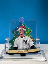 2022 Topps Holiday Mega Box Oversized Ornaments Die-Cuts Gerrit Cole #WHO-GC