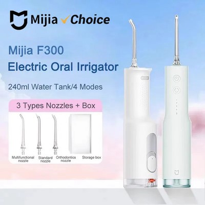 Mijia Electric Oral Irrigator F300 Dental Water Jet Portable Powerful Pick Floss