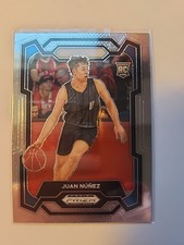 2024-25 Panini Prizm Draft Picks - Juan Nunez #36 Silver Prizm (RC)