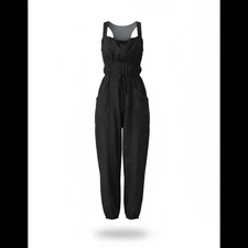 FP Movement We The Free Tropic Sport One-Piece Jumpsuit Overalls XS Black