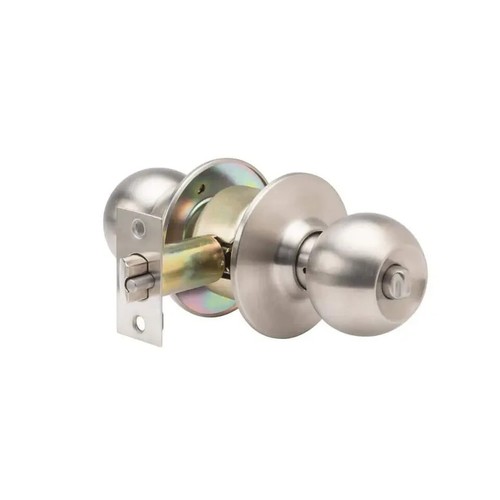 Pomello ingresso Global Door Controls serie GLC cromato spazzolato grado 3 con serratura - Foto 4 di 9