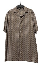 NWT Murano Liquid Size XLT Luxury Tall Man Hybrid Cotton Short Sleeve Shirt