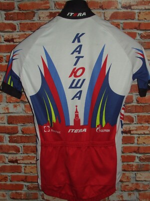 KATIOWA KATUSHA Cycling Shirt Maillot Size M