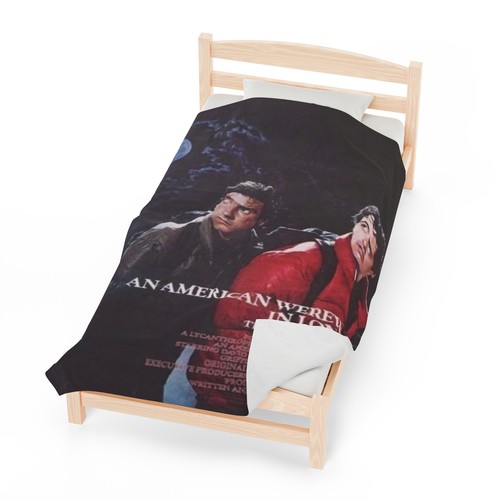 Velveteen Plush Blanket An American Werewolf in London vintage movie poster - Picture 22 of 25