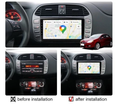 CARTABLET ANDROID 14 PER FIAT BRAVO 2007-2012 2GB RAM - 2560GB ROM AUTORADIO 9" - Immagine 2 di 4