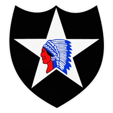 2nd Infantry Division Bumper Sticker Military Vinyl Soldier Decal 5"