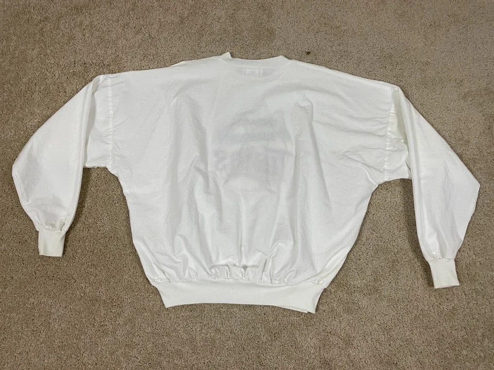 Vintage Nutmeg Mills Pullover Sweatshirt Mens One Size MLB Minnesota Twins White - Image 2 of 4