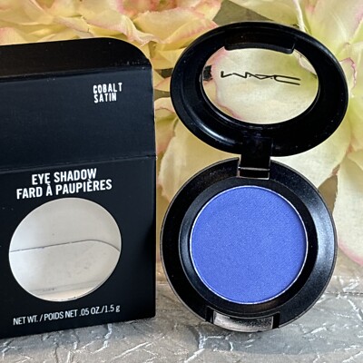 Mac Eye Shadow - COBALT Satin - Full Size New In Box Free Shipping