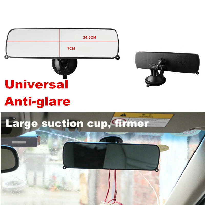 Car Rear View Suction Cup Drive Instructor Mirror Wide Angle Interior Accessory - Image 3 of 4
