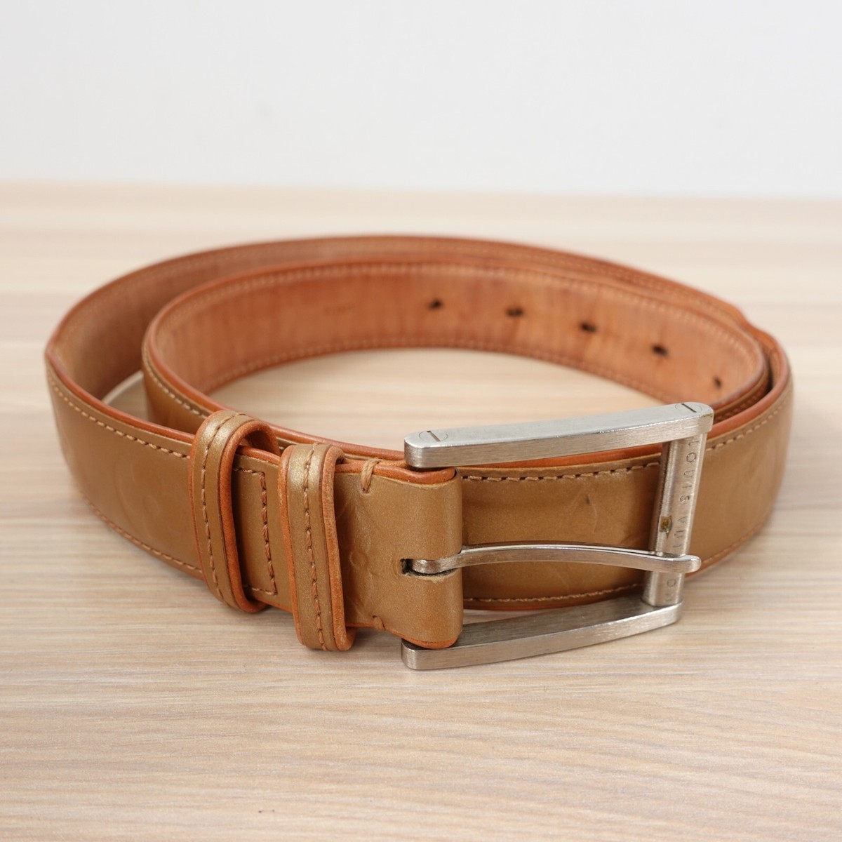 Louis Vuitton Ceinture Belt 75 30 Brown LV Initiales 30mm Reversible Belt Monogram - Women  main image 3