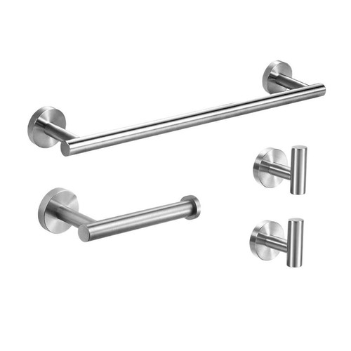 Bathroom Accessories Set Hook Towel Rack Shelf Tissue Paper Holder