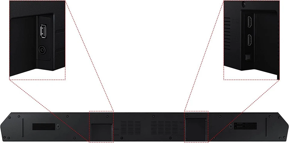 Samsung HW-Q64B 3.1.-Kanal Q-Soundbar, Dolby Atmos 3.1 u. DTS Virtual:X, Schwarz - Bild 3 von 3