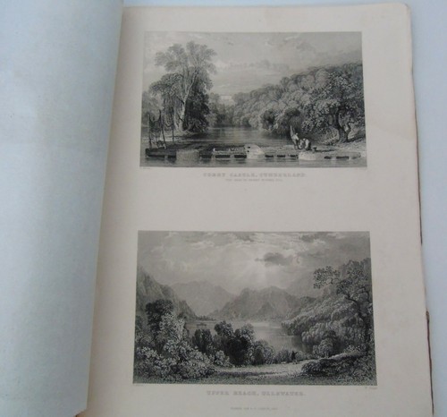 Lake Scenery Westmorland Cumberland Durham & Northumberland Engravings 1832 5 - Imagen 2 de 4