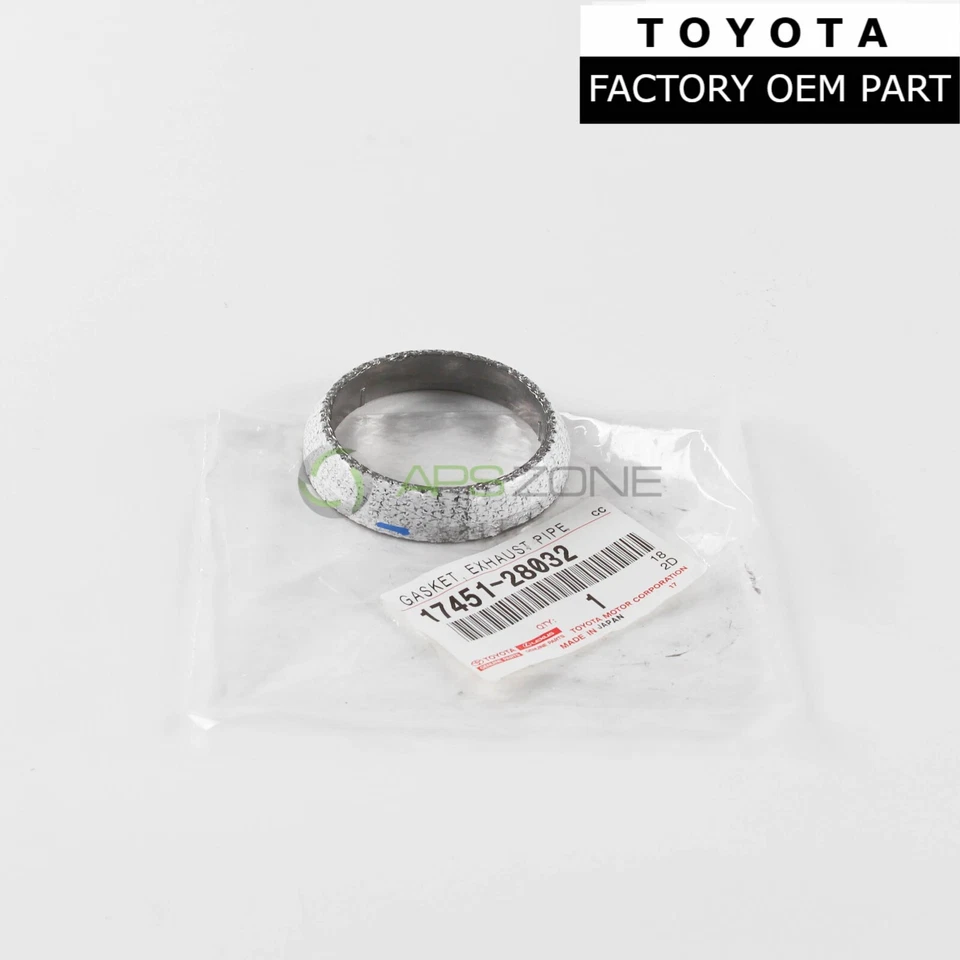 JUNTA DE TUBO DE ESCAPE ORIGINAL TOYOTA COROLLA SCION IM LEXUS IS300 OEM 17451-28032 Foto 2 de 4
