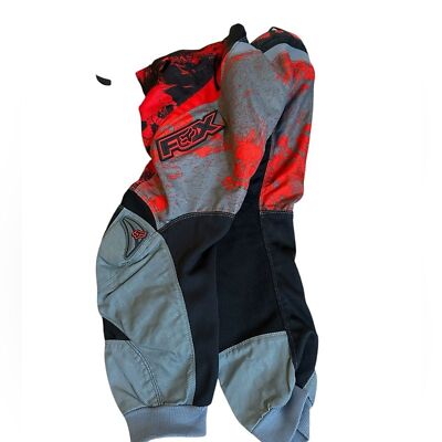 Fox racing pants Size 10 Color Red/Black