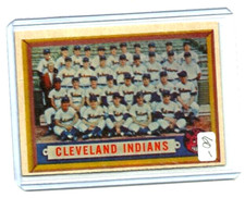 1957 TOPPS CLEVELAND INDIANS # 275