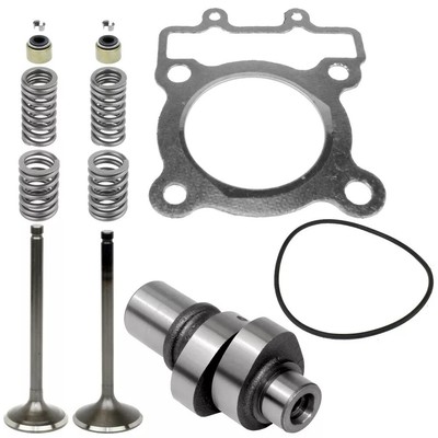 Camshaft and Cylinder Head Valve Gasket Kit Fits Kawasaki Bayou 220 KLF220 88-02