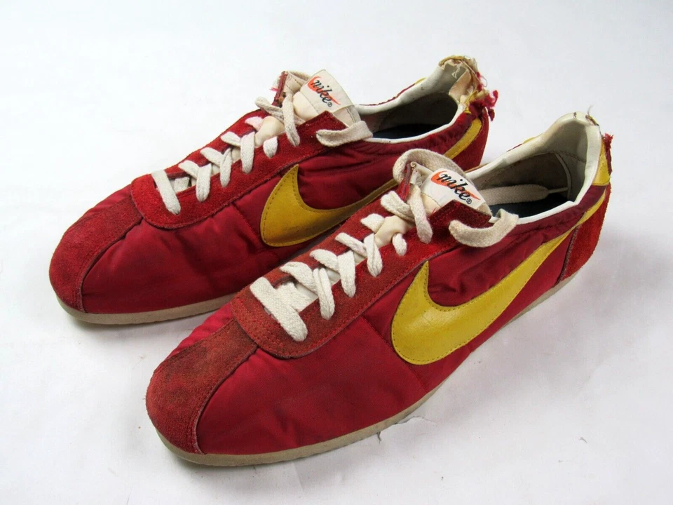 De Colección Mediados de 1970 Nike Monterey Zapatos para Correr Talla 12 EE. UU. Bloque Nylon Cortez SMU USC Foto 2 de 4