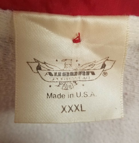 VTG 80s Chicago Bulls Red Snap Jacket Lined Windbreaker 3XL XXXL EUC Huge Logo - Picture 5 of 6