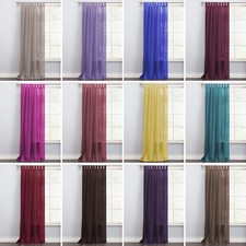 Räumung Günstige Einzel Einfache Tab-Top Voile Netz Vorhang Durchsichtig Paneel - Portofrei