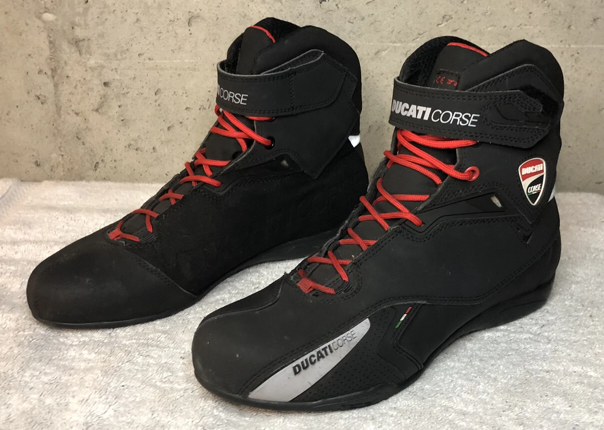 Ducati Corse City TCX Motorcycle Boots Men US 8 EU 41 Waterproof
